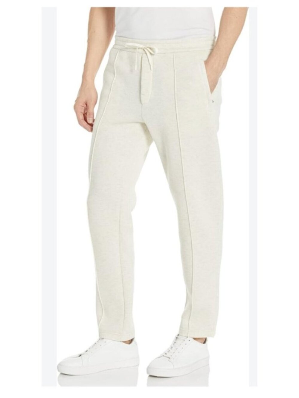 Club Monaco Men's Scuba Pant Oatmeal Heather Sweat Pant